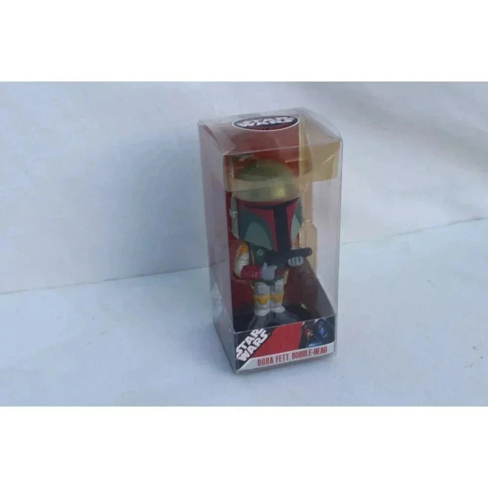 2007 WACKY WOBBLER FUNKO STAR WARS BOBA FETT BOBBLE HEAD - Picture 2 of 3